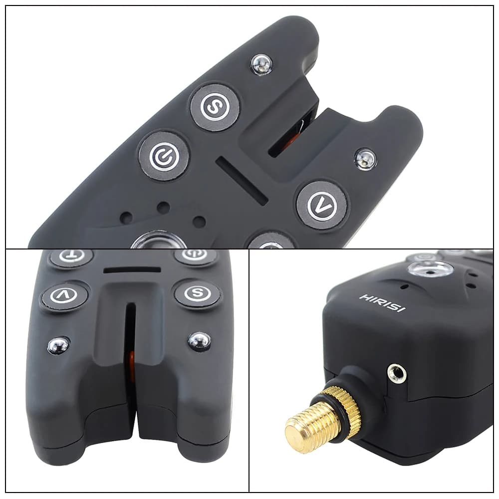 Alarme carpe B1101 avec réglage volume, tonalité, sensibilité et indicateur LED lumineux