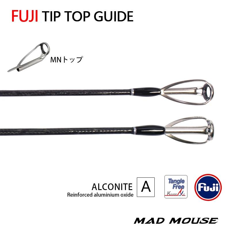 Canne slow jigging MADMOUSE Full Fuji 6'3" pour jigs 80-350g - Rod boat pêche eau salée casting 15kg