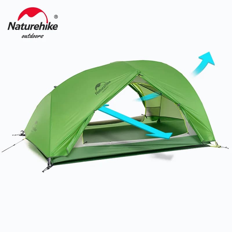 Tente de pêche et randonnée Naturehike Star River 2 UL ultralégère 2 personnes 3 saisons
