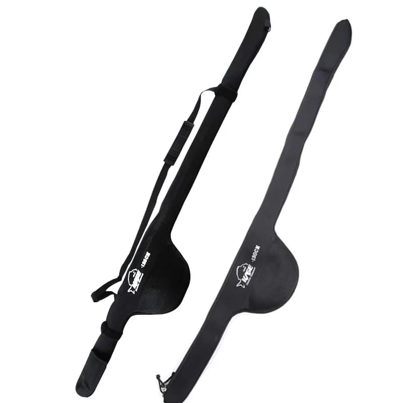 Sac de transport pour canne à pêche 115-140cm pliable en nylon - étui portable pour rock fishing
