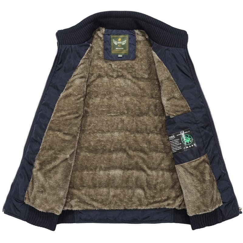 Veste polaire homme sans manches hiver imperméable coupe-vent col montant matelassée taille 8XL