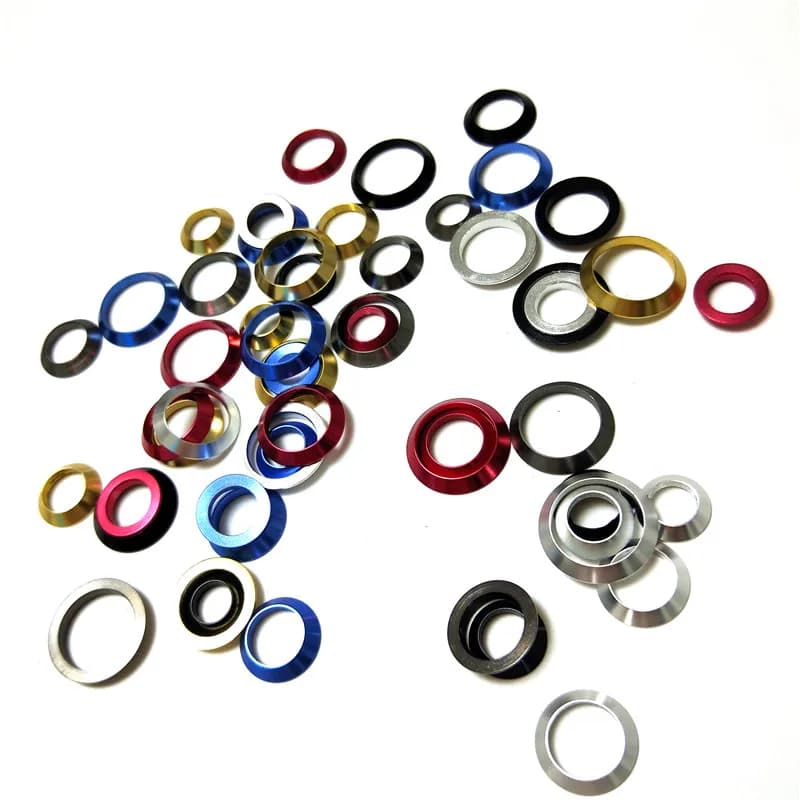 Anneaux de serrage BR Wi&Wa pour montage cannes pêche - Accessoires DIY mix tailles et couleurs