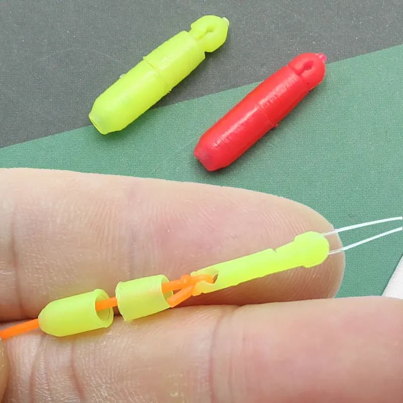 10PCS Connecteurs Élastique Canne Pêche - Tailles L S Carpe Méthode Feeder Match