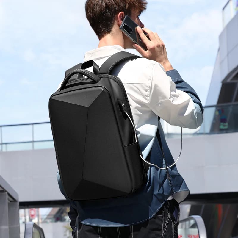 Sac à dos Fenruien anti-vol étanche avec chargeur USB - Pêche et voyage d'affaires - Nouveau design