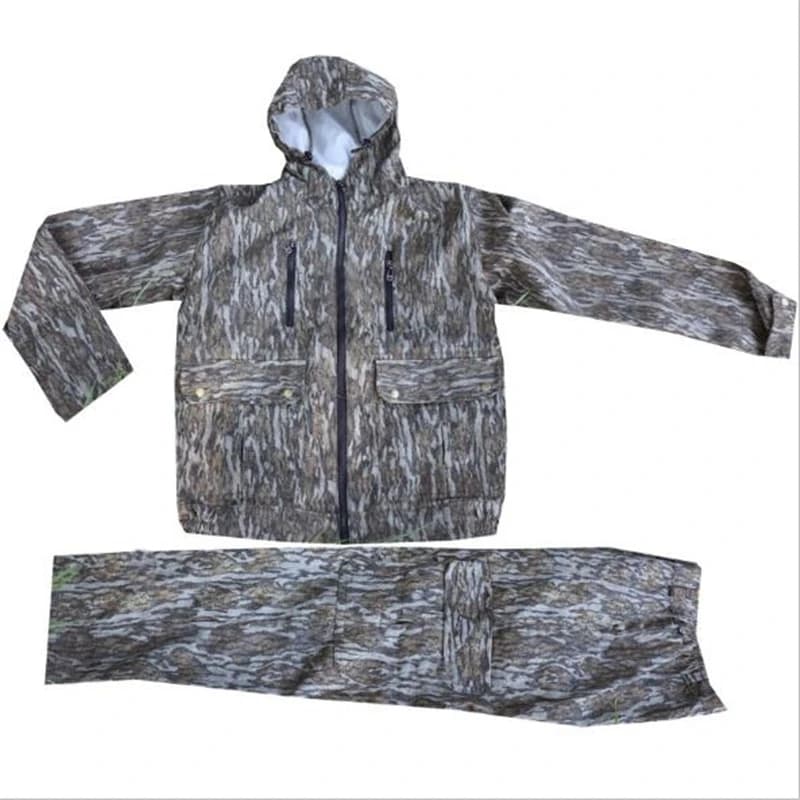 Combinaison camouflage bionique pour observation ornithologique et pêche au leurre été automne