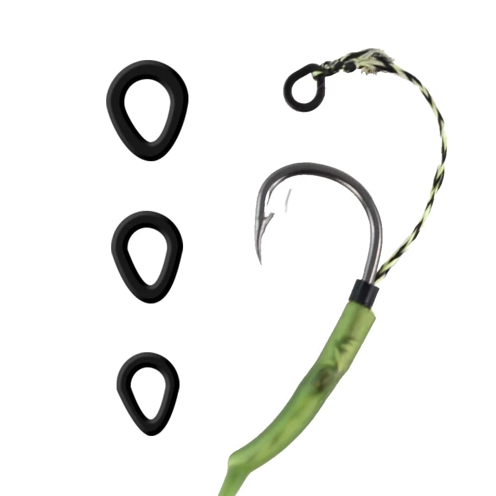 60 anneaux pour boilies et hair rigs pêche carpe - accessoires montages method feeder et pop ups