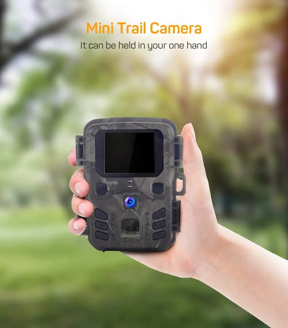 Caméra de chasse miniature MiNi301 20MP 1080P vision nocturne étanche sans fil piège photo pour observation faune