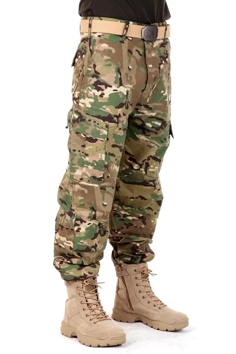 Pantalon camouflage chasse randonnée pêche cargo tactique grande taille XS-XXL homme