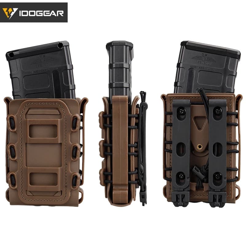 Poches tactiques pour chargeurs MOLLE, transport sécurisé pour accessoires pêche en bateau