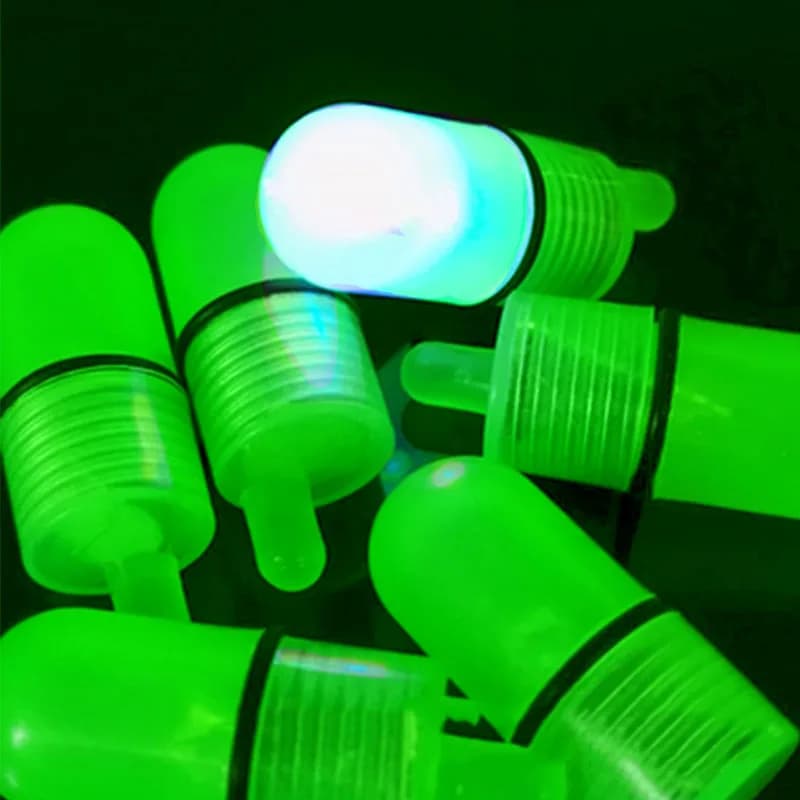 20 anneaux lumineux LED pour canne à pêche - Alarme de touche sonore et visuelle pour pêche nocturne