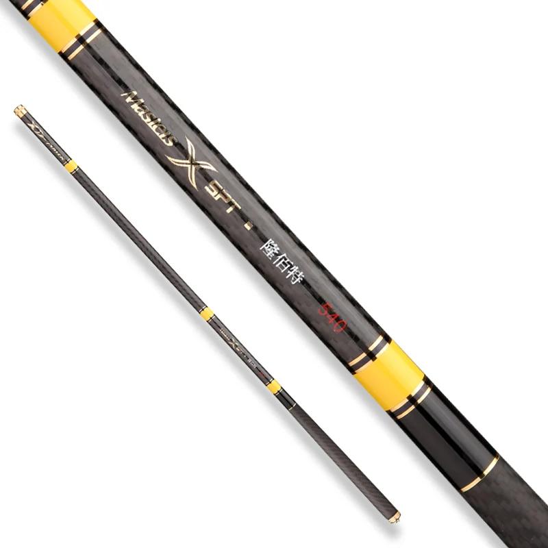 Canne télescopique stream fishing super légère 3.6m à 8m carbone haute densité pour eau douce