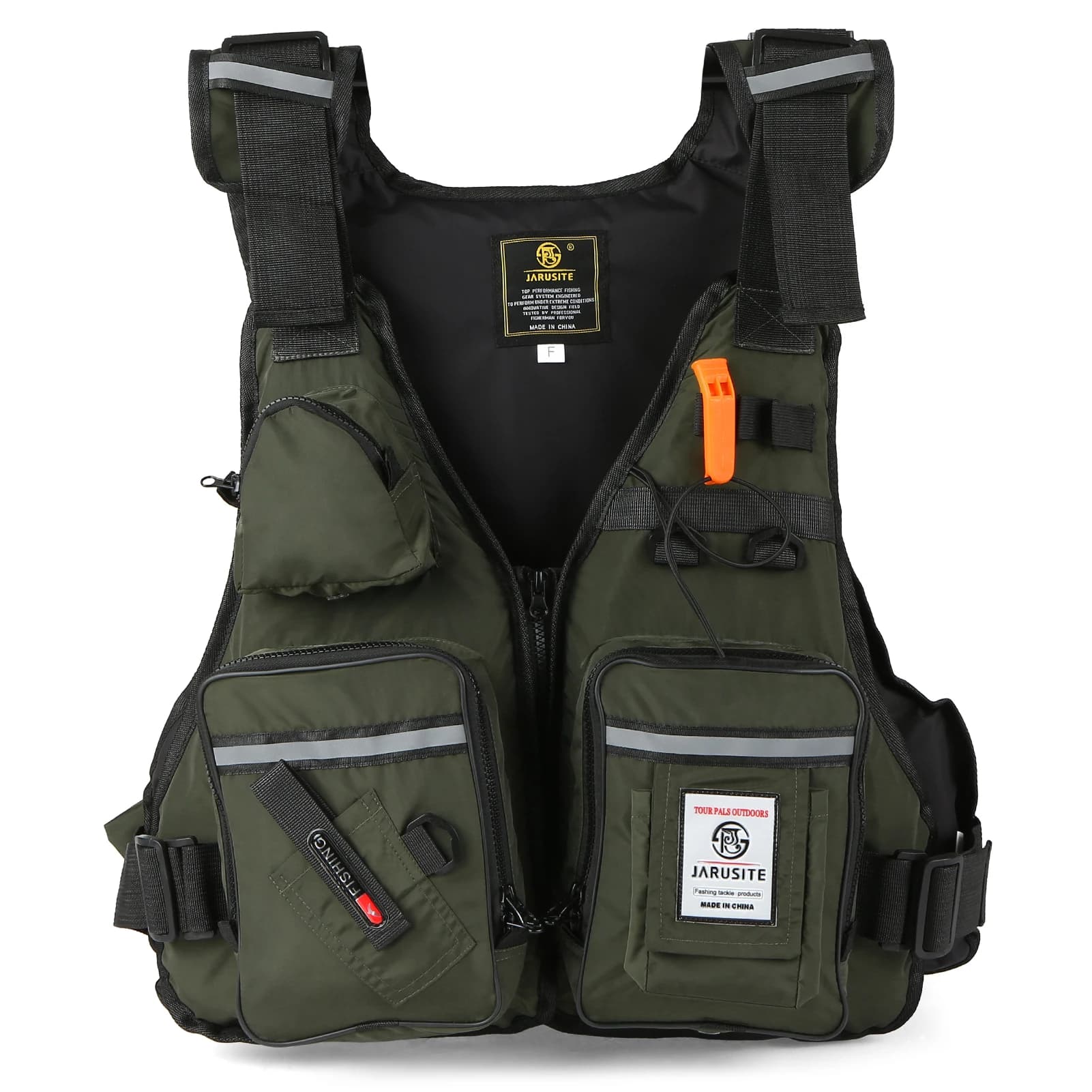 Veste de pêche professionnelle homme avec flottabilité - Gilet de sauvetage portable multi-poches étanche 2022