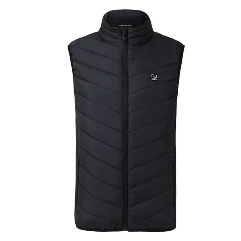 Veste chauffante USB homme 17 zones infrarouge - Hiver, randonnée, sports - Taille 5XL grande