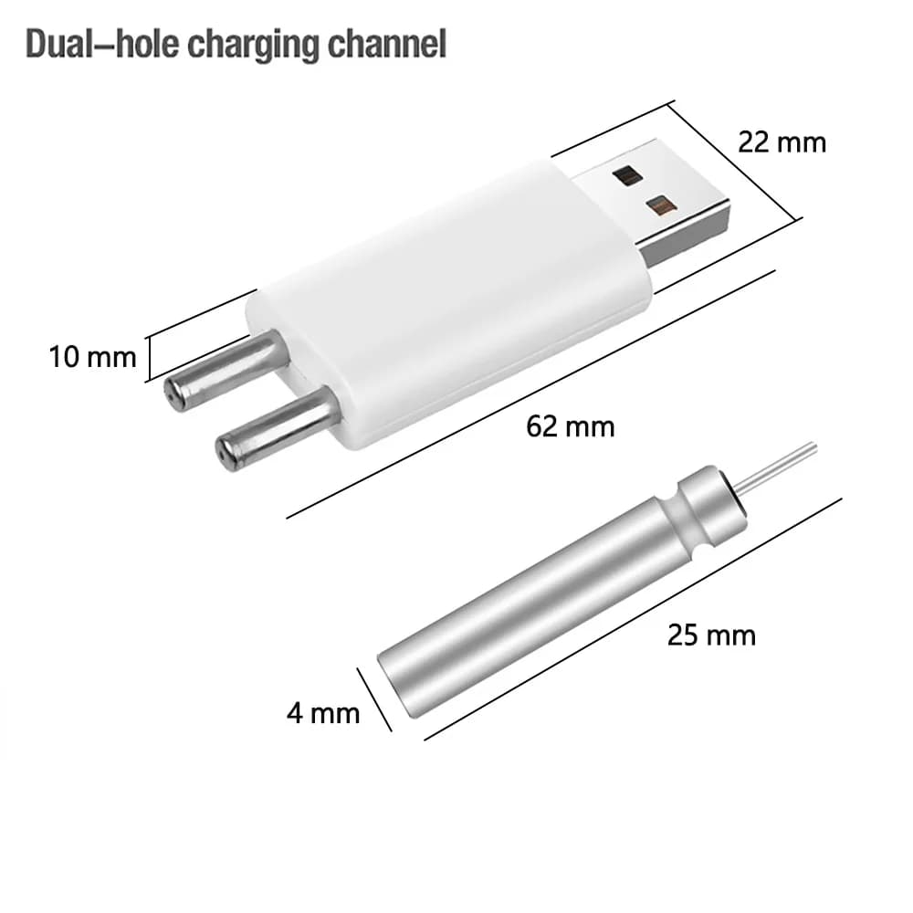Flotteur électronique lumineux USB rechargeable - tige de pêche nocturne étanche avec batterie lithium