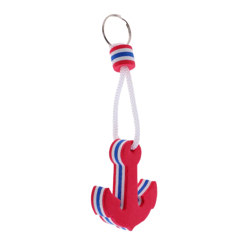 Porte-clés flottant EVA pour bateau - Flotteur clés marine ancre flottante voile kayak pêche