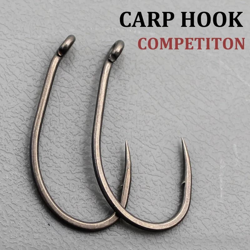 Hameçons carpe PTFE 20pcs qualité compétition Japan - Montages chod rig et hair rig
