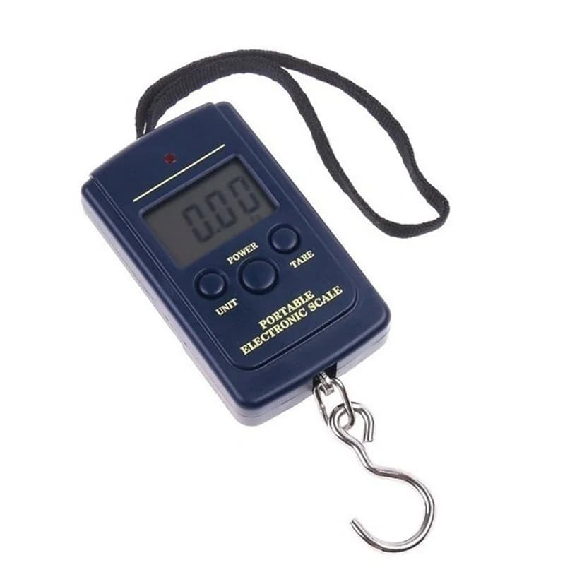 Mini balance digitale FLYSAND 40kg x 10g pour pêche et bagages - pèse-bagages électronique à crochet