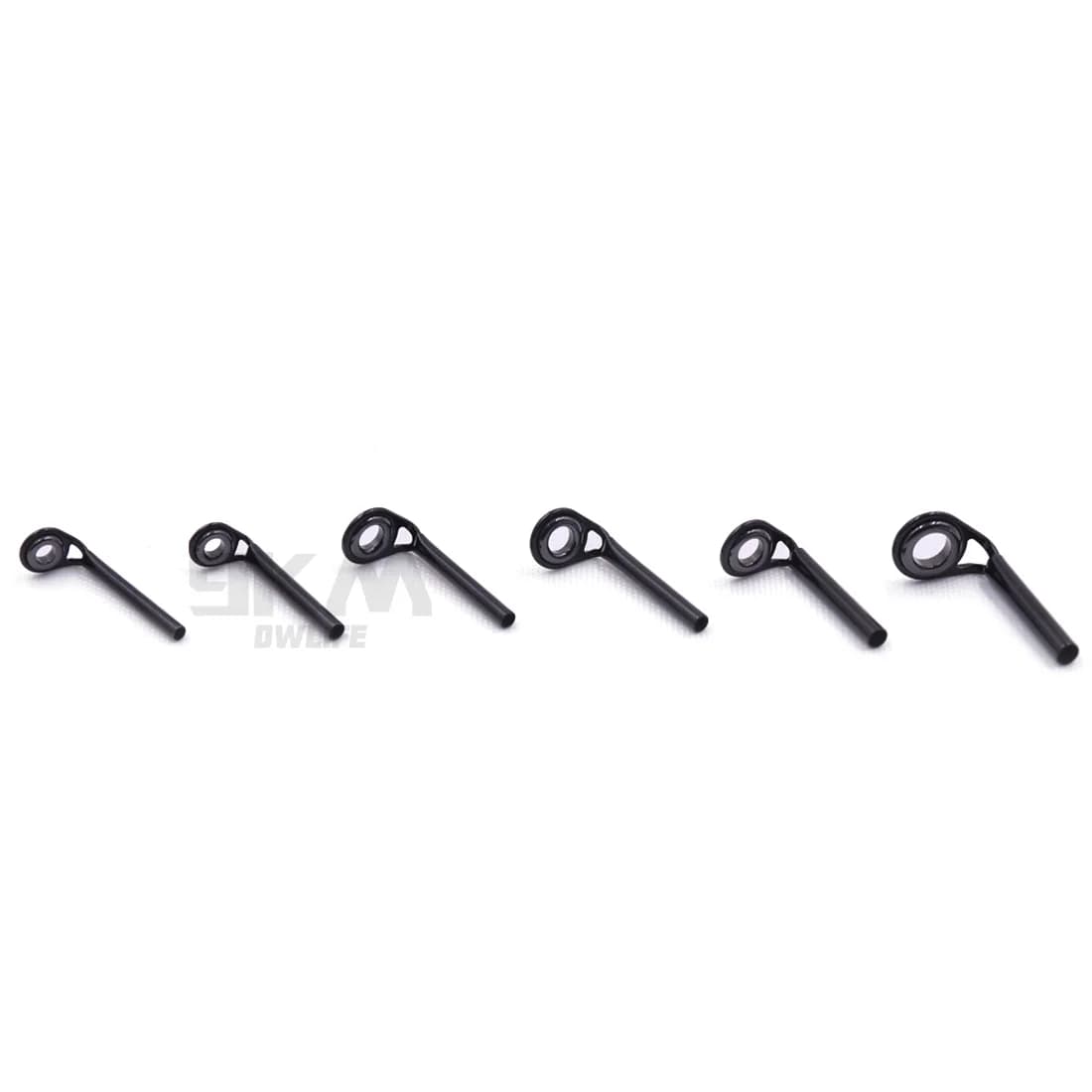 Kit anneaux canne pêche 5-10 pièces MKT - Ceramique inox 1.2-2.0mm pour eau douce et mer réparation