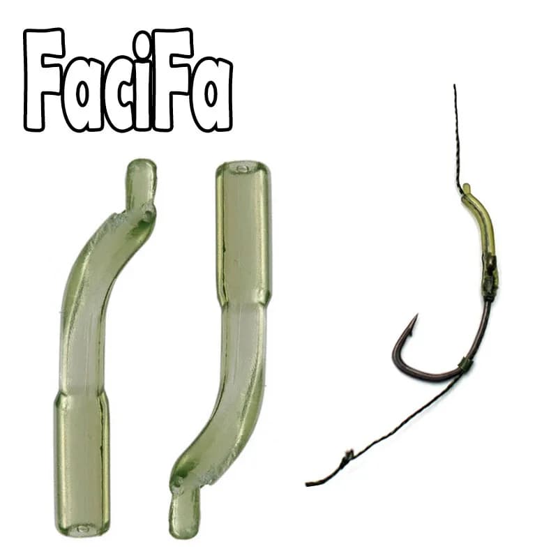 Accessoires pêche carpe D Rig kickers - 25 ou 50 pièces aligneurs et manchons anti-emmêlement hair rig