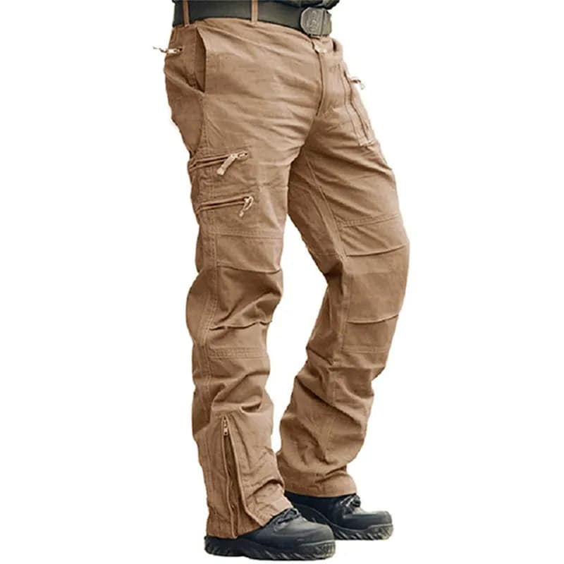 Pantalon de combat noir décontracté - Polyvalence parfaite pêche airsoft et activités outdoor