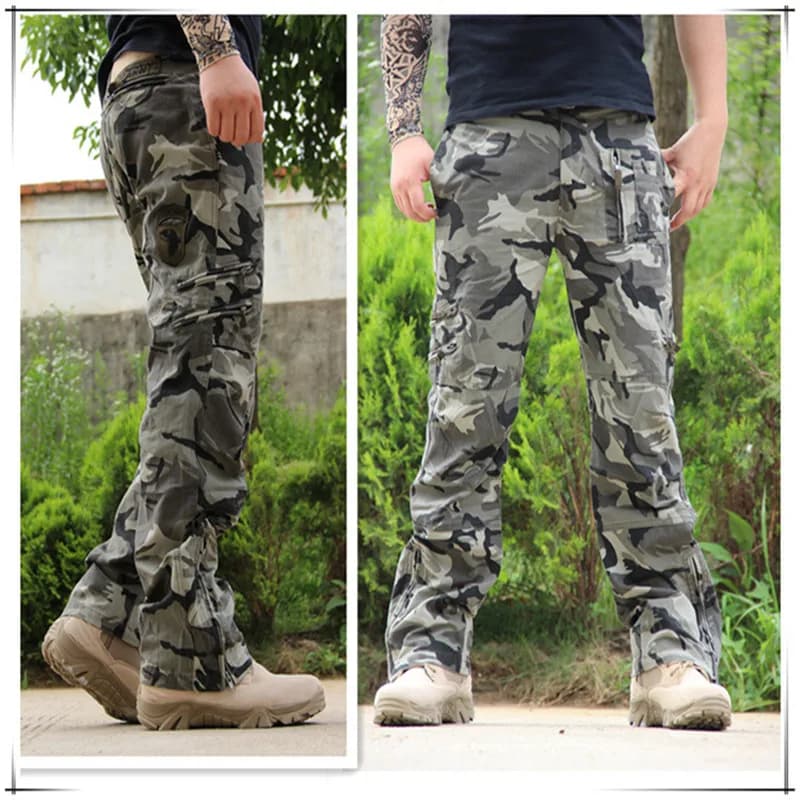 Pantalon de combat noir décontracté - Polyvalence parfaite pêche airsoft et activités outdoor
