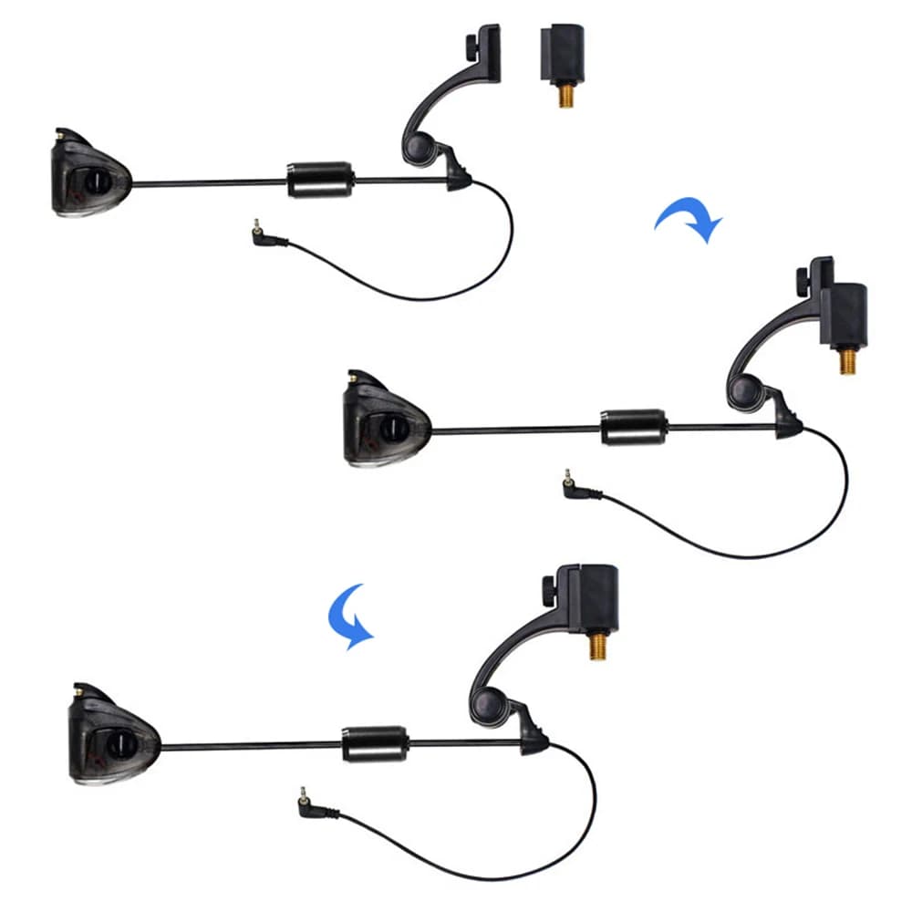 Indicateur de touche lumineux Fishing Swinger - Alarme LED pour pêche durable avec swinger et accessoires