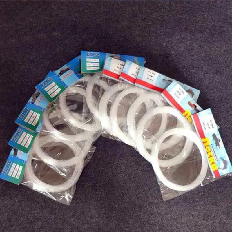 Gros diamètre nylon pêche mer 1.0-2.5mm transparent ligne bulk résistante pour pêche gros poissons mer