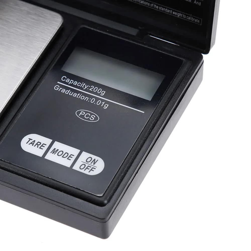 Balance numérique poche inox pêche précision 0.01g pesée appâts or portable