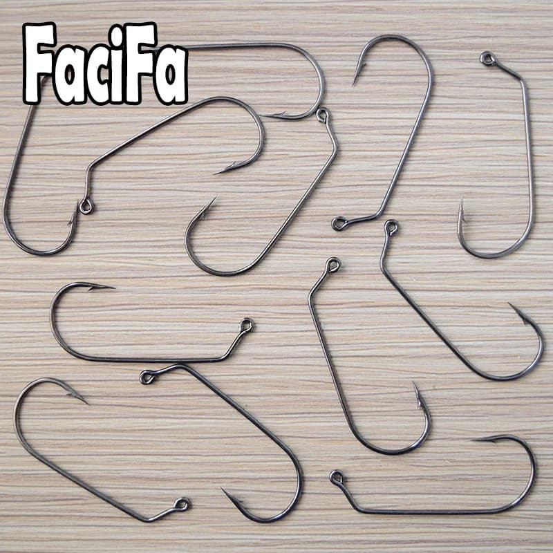 Hameçons jig Aberdeen 50PCS 60 degrés pour montage mouches pêche mer et eau douce résistants