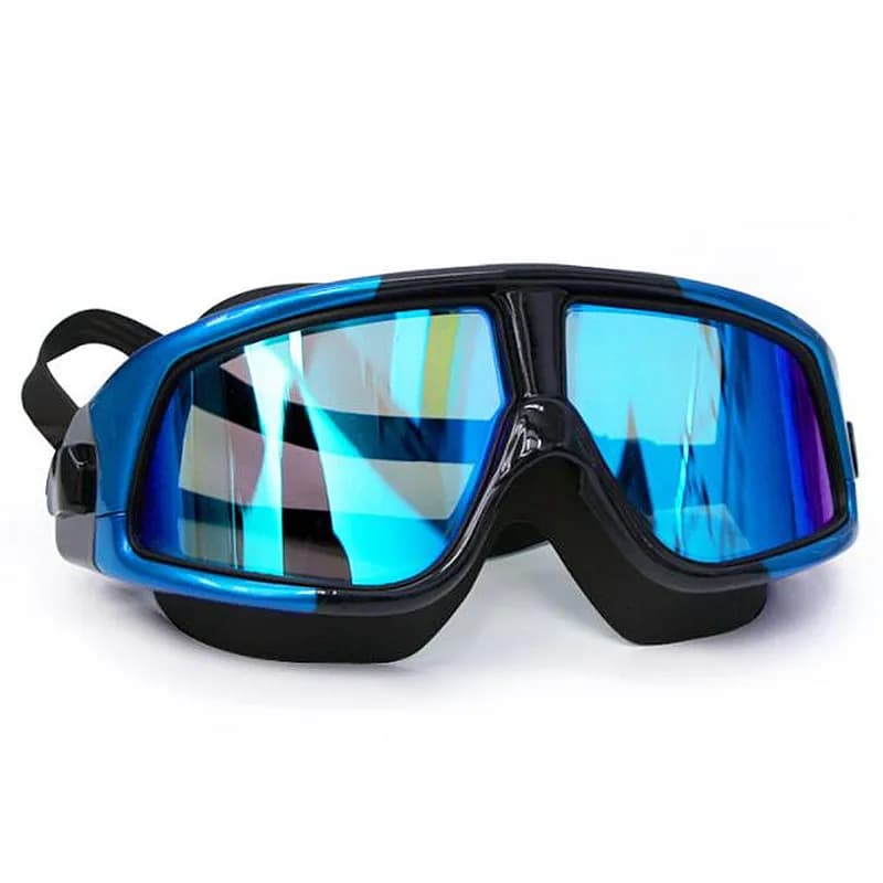 Lunettes de natation professionnelles grandes montures avec verres correcteurs anti-UV - Protection optimale