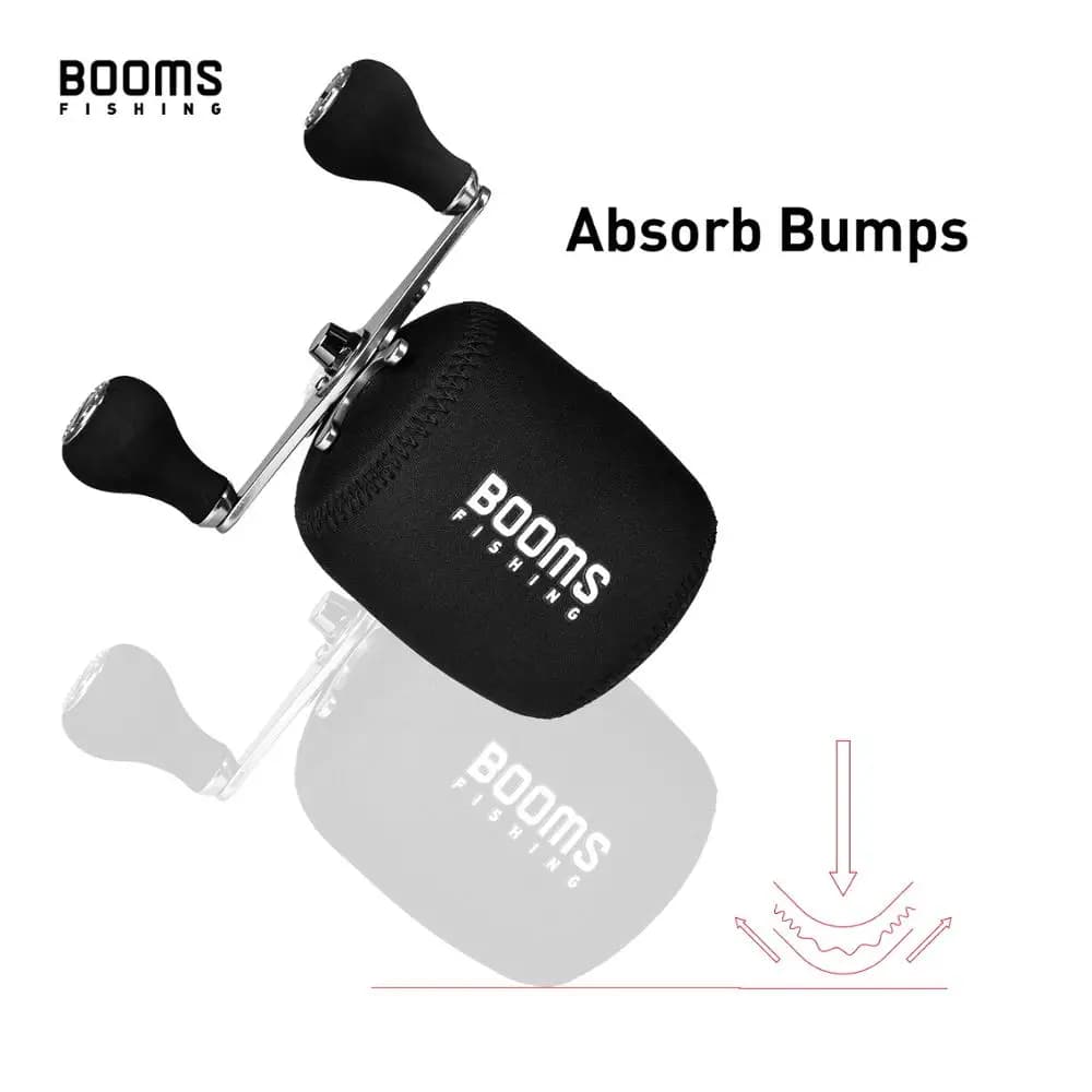 Étui néoprène RC1 Booms Fishing pour moulinet casting, protection légère et résistante 4 tailles