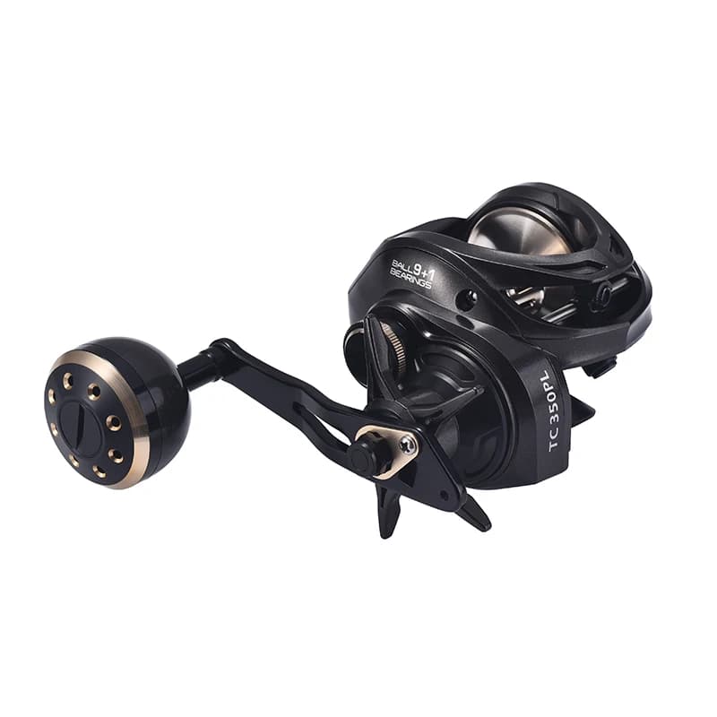 Moulinet baitcasting mer Lizard grande capacité métal pour pêche au leurre surfcasting offshore