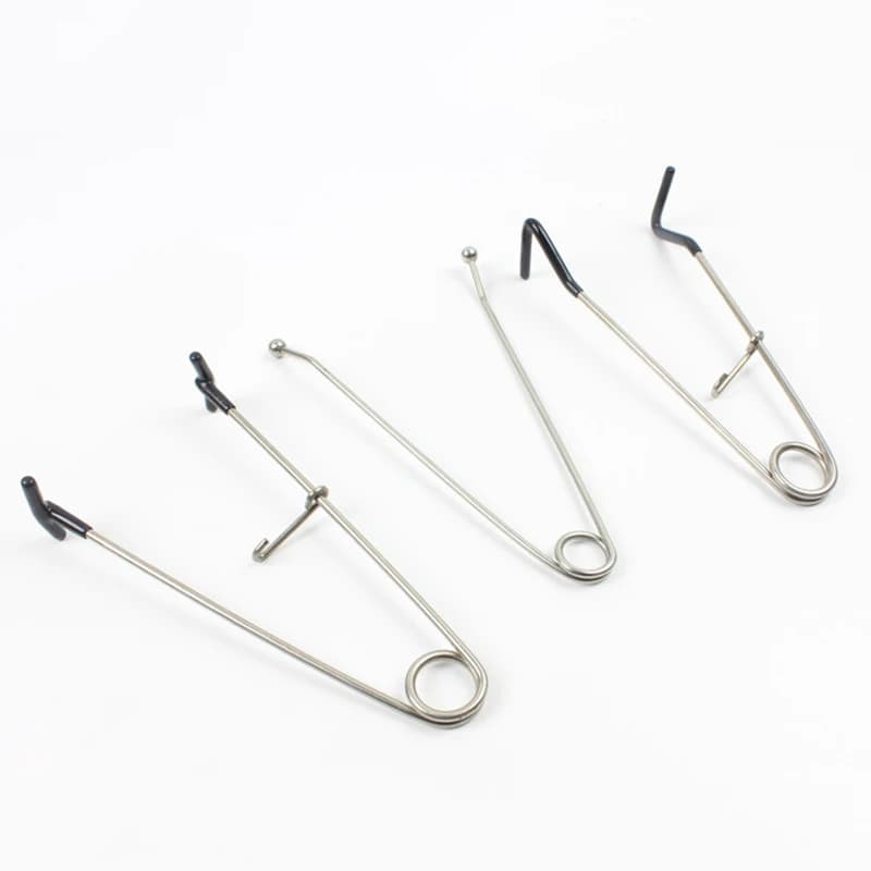 Décrocheur acier inoxydable portable pour ouverture de bouche de poisson - outil pêche décrochage sécurisé