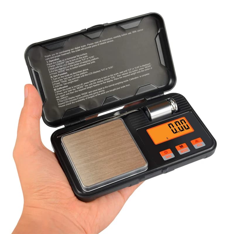 Balance électronique numérique 200g 0.01g mini balance précision professionnelle poche poids calibration pêche