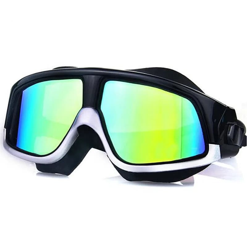Lunettes de natation professionnelles grandes montures avec verres correcteurs anti-UV - Protection optimale