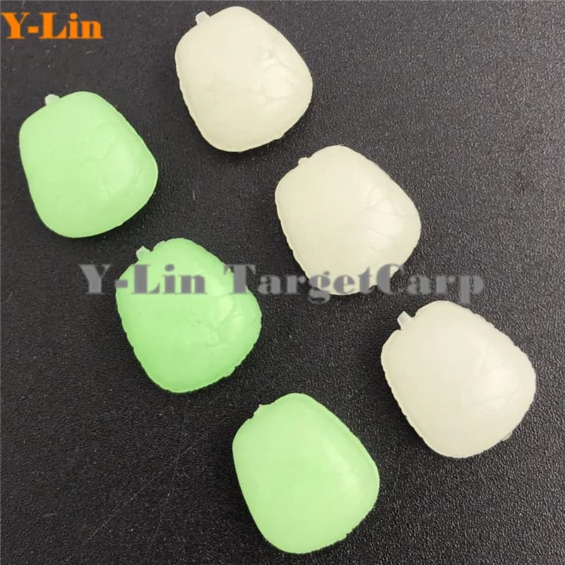 50 boilies imitation maïs sucré lumineux - appâts flottants tiger nut pour pêche carpe nocturne