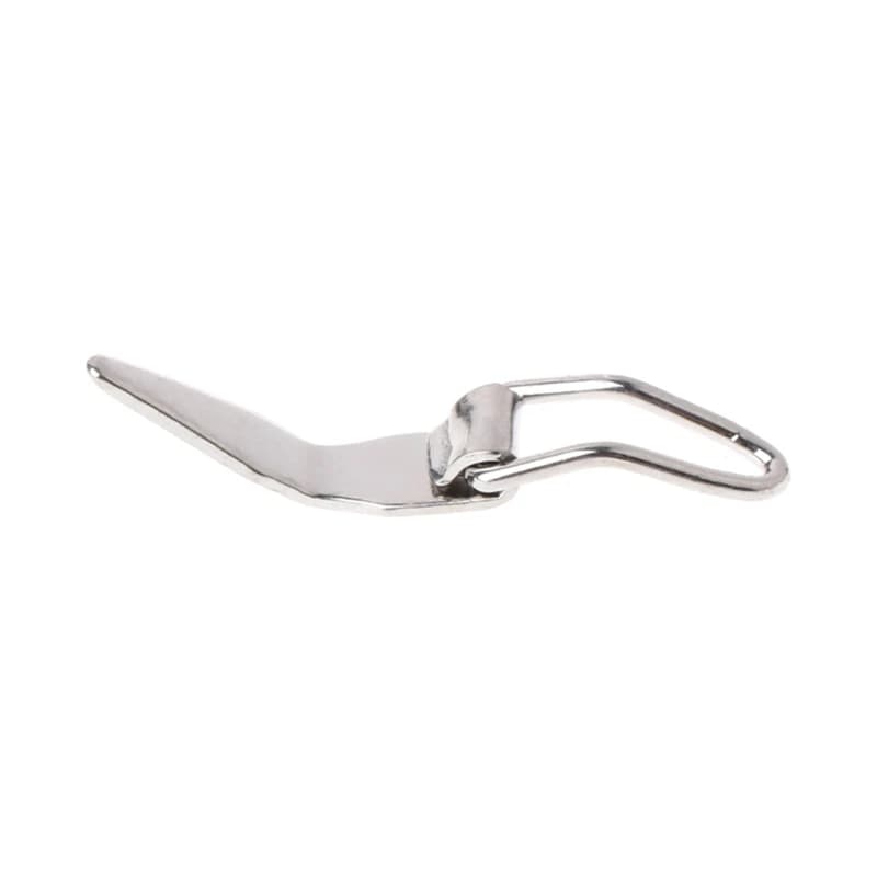 Porte-hameçon pliant inox pour canne à pêche - accessoire rangement appâts et hameçons