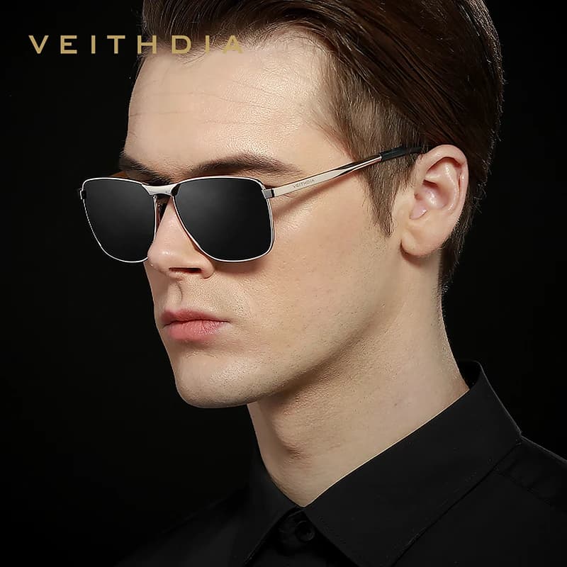Lunettes de sport vintage VEITHDIA pour pêche - Lentilles polarisées UV400 V2462