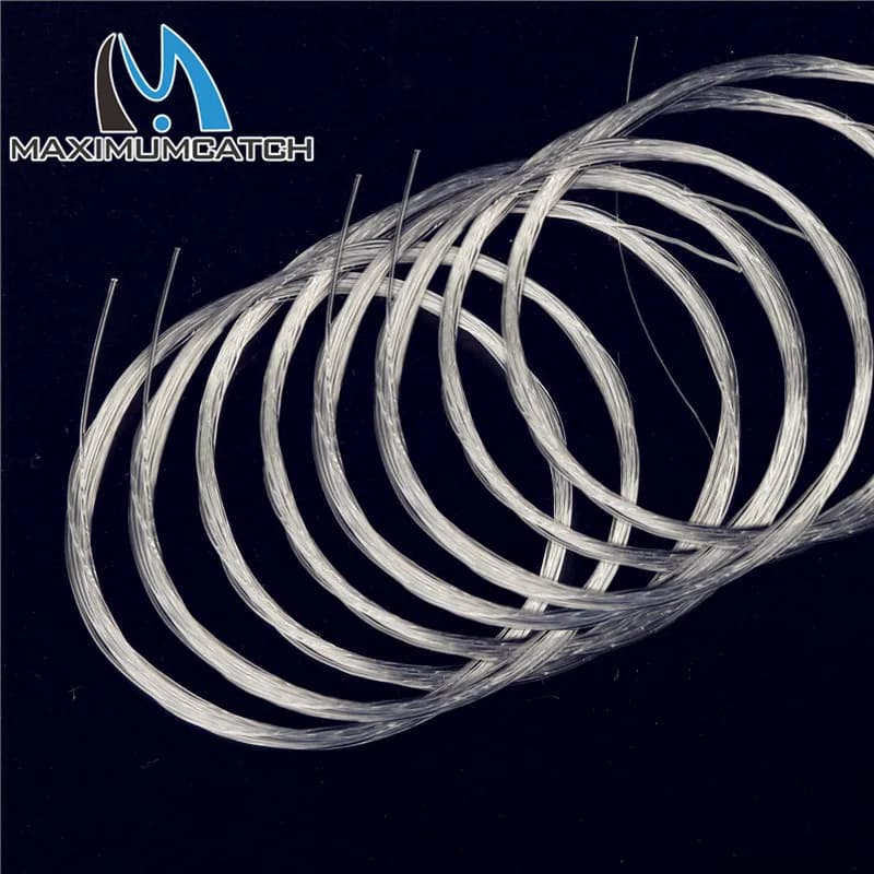 Bas de ligne fly fishing Maximumcatch 6 pièces 9ft-15ft - Leaders fuselés nylon transparent 0X-7X pour pêche à la mouche