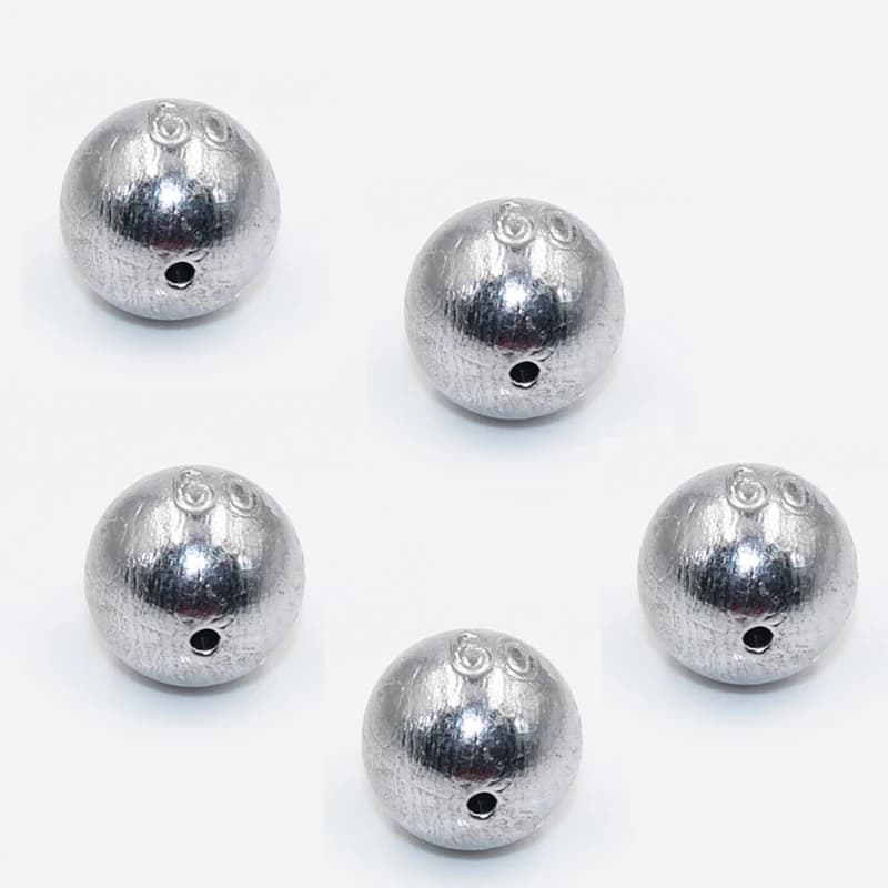 5 plombs oeufs pour pêche de 2g à 30g - Poids plomb résistant déformation - Boîte split shot pour pêche précise