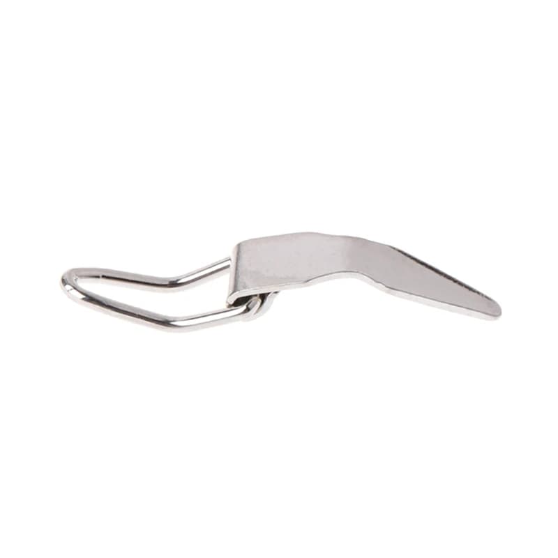 Porte-hameçon pliant inox pour canne à pêche - accessoire rangement appâts et hameçons