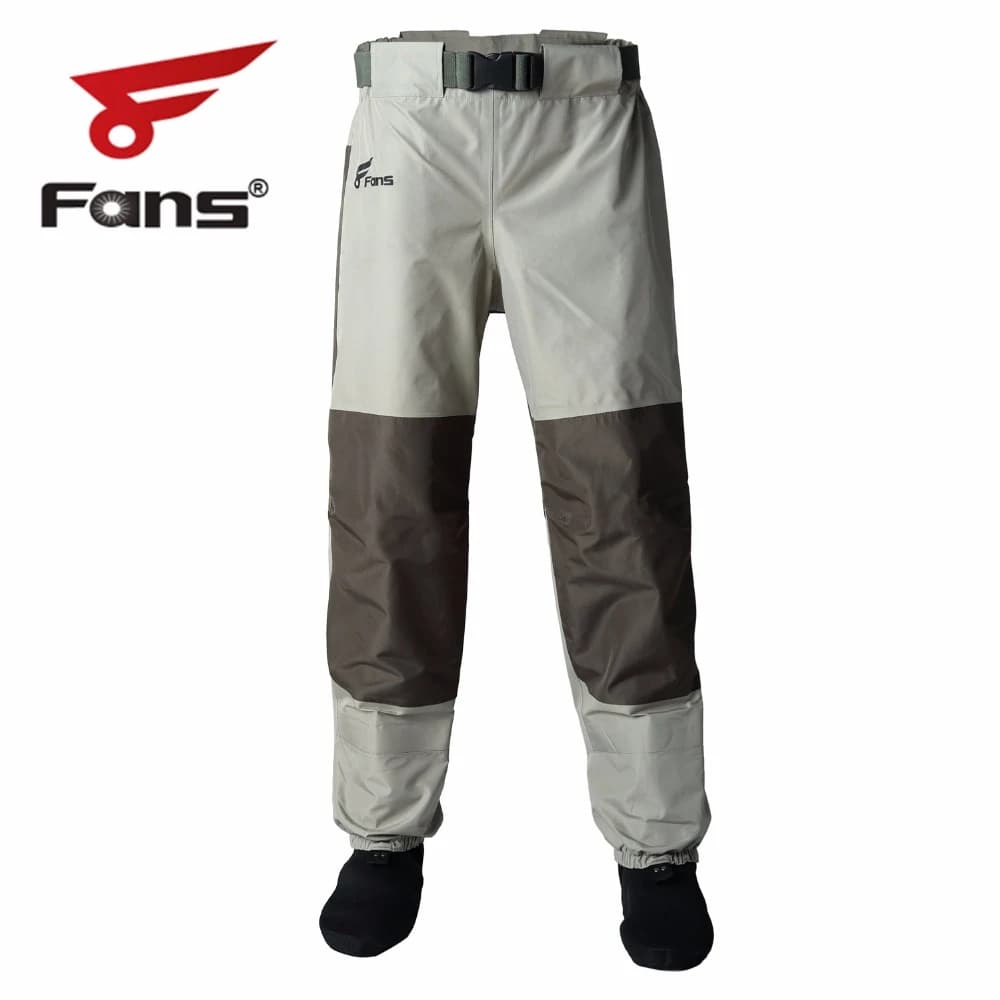 Waders hanche hommes femmes 3 plis durables respirants imperméables pieds chaussettes isolés pêche kayak