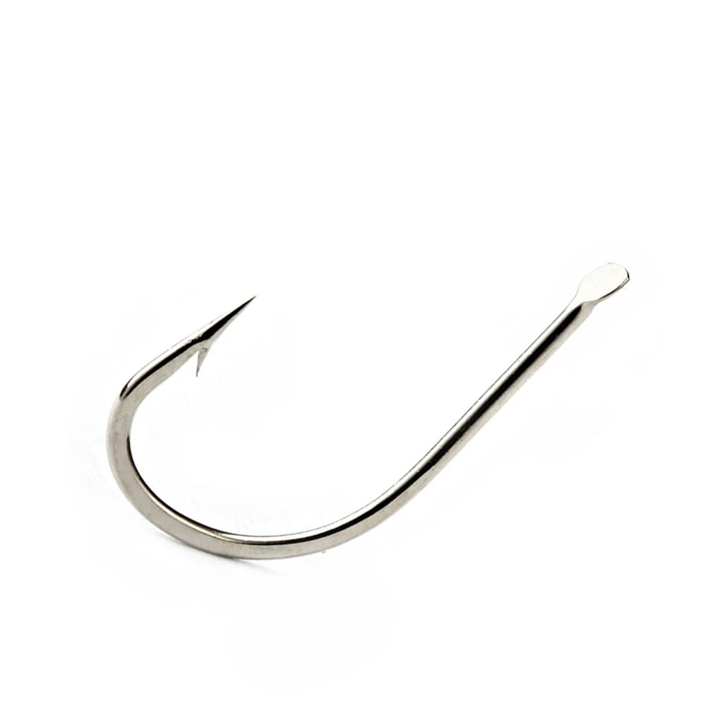 Lot de 100 hameçons pêche carpe acier haute teneur carbone bronze 421N n°1 à 10 tête