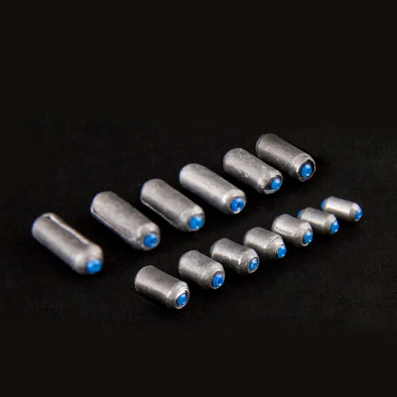 Plombs coupe-bordure 1-10g compétition pêche sinkers rapides protection ligne tube 5-15/bag