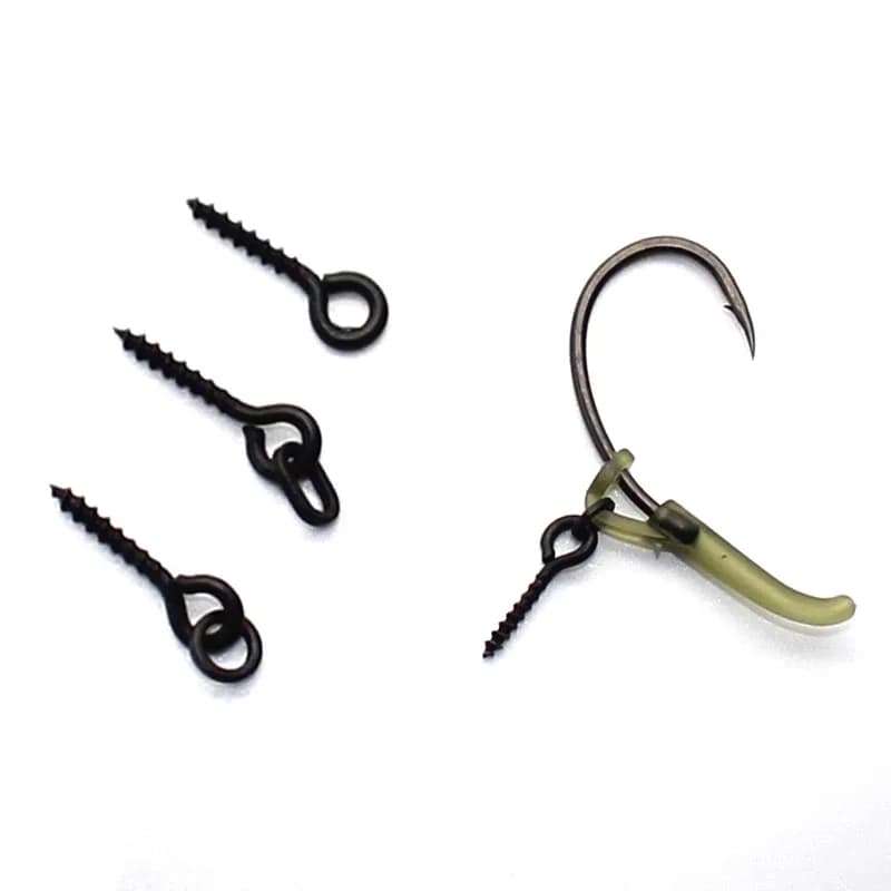 20 PCS montage cheveu Ronnie Chod pour carpe avec hameçons à vis et pop-up boilies