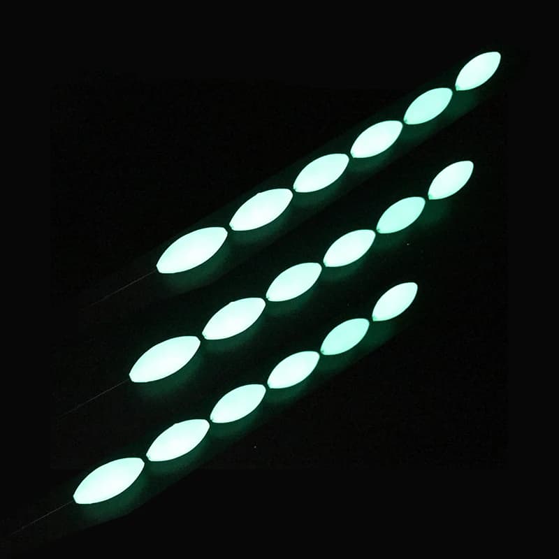 5 packs flotteurs lumineux 7 étoiles A136 pêche de nuit - flotteurs lumineux 000#-5# pour vision nocturne