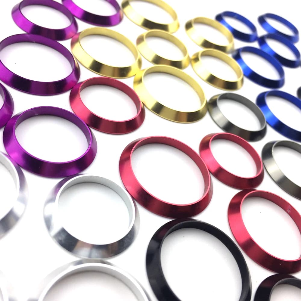 Bague décorative NooNRoo pour canne à pêche anneau aluminium DIY réparation composants