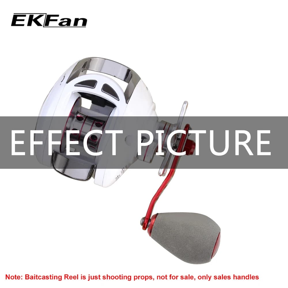 Poignée de moulinet pêche EVA grise EKFan pour roulements 7x4x2.5mm casting et spinning