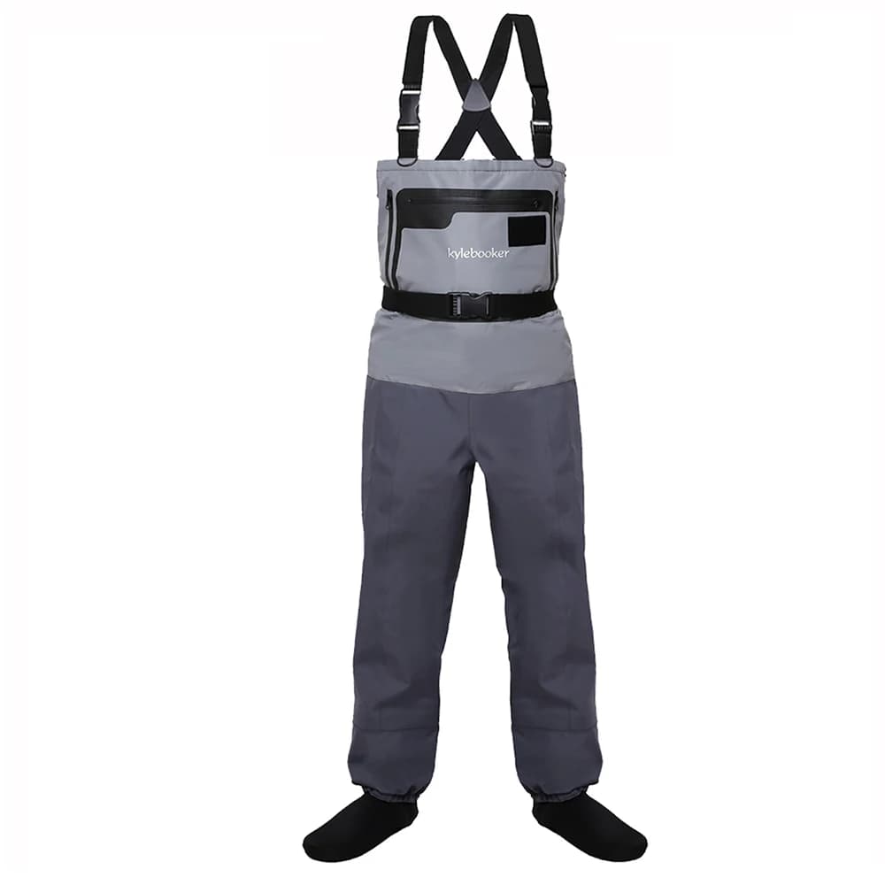 Pantalon waders de pêche fly respirant et imperméable 5 couches pour homme et femme