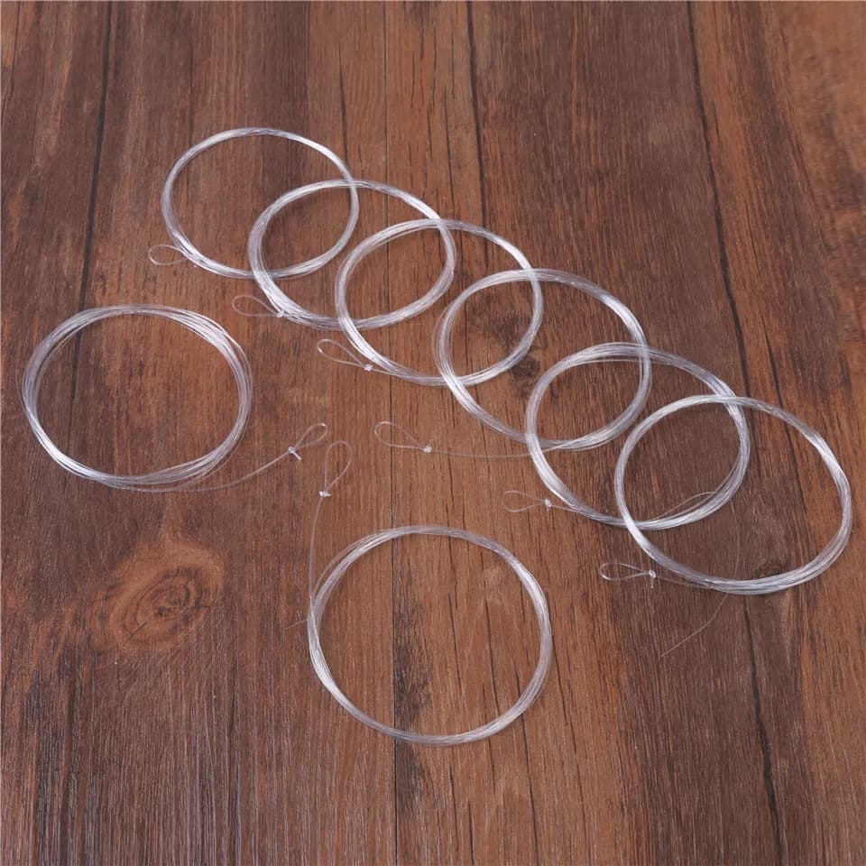 Leader de pêche à la mouche nylon clair 0X à 7X - 9ft 12ft 15ft -